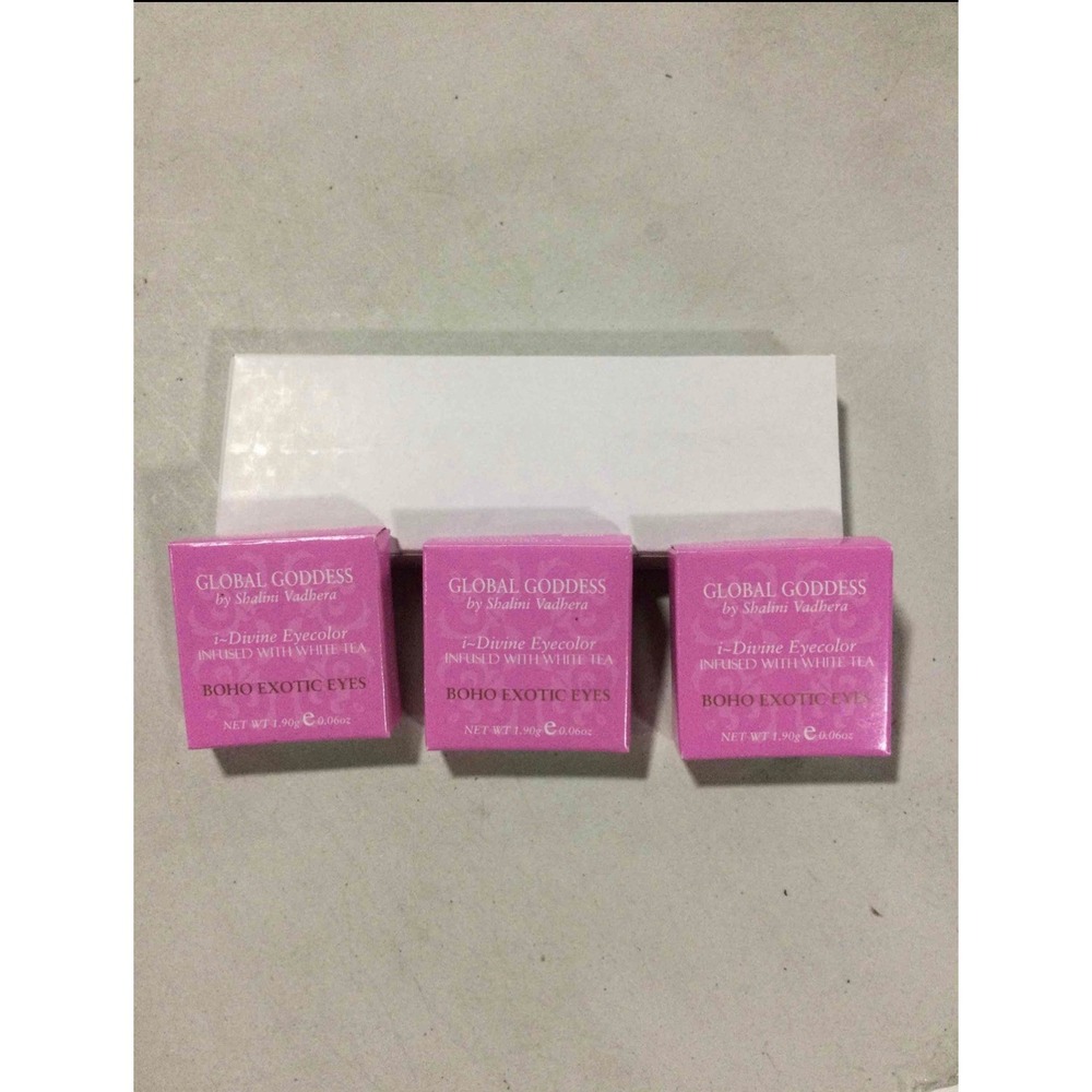 Global Goddess i-Divine Eyecolor Boho Exotic Eyes Shalini Vadhera 3 Pack NEW